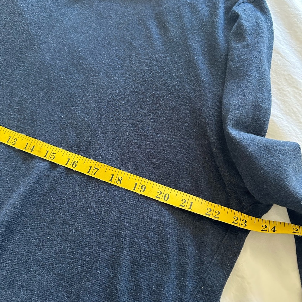 Inhabit blue lightweight crewneck sweater, size XL - Picture 9 of 10